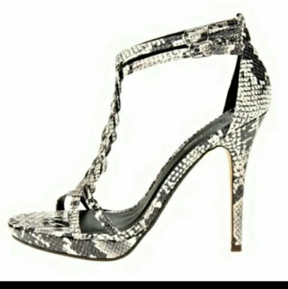 Michael Antonio Shoes - Snake skin heels